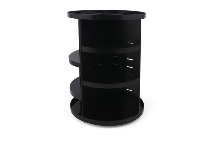 Hermia Organizador de Maquillaje 980302 Negro Plástico 23 x 23 x 30.5 cm